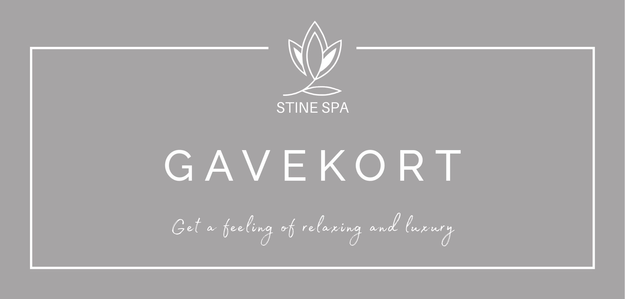 gavekort stine spa online